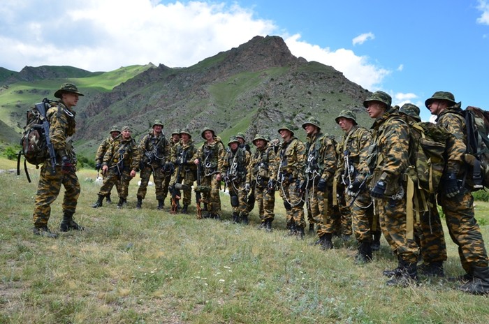Lính sơn cước của Biên phòng Nga